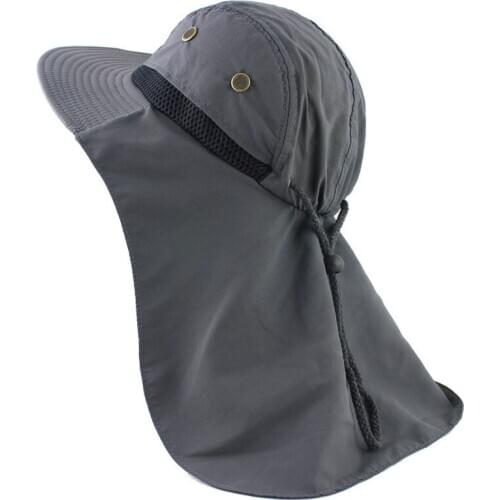 Hat With Neck Fishing Hiking Outdoor Uv Protection Sun Hat