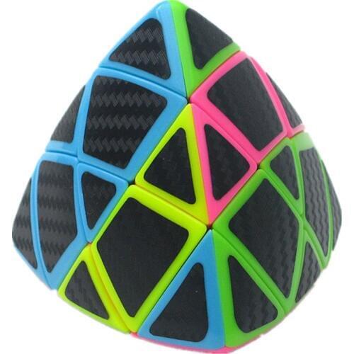 Carbon 3x3x3 Fiber Sticker Mastermorphix Magic Cube Speed Professional Magic Cube Rice Dumpling Cube Kids Education Puzzle Toys