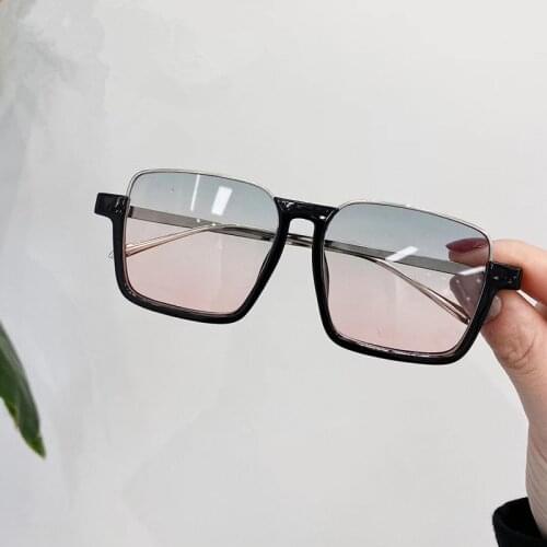 Vintage Square Oversized Kids Sunglasses Eye Protection Anti Glare Glasses Luxury Accessories Retro Fashion Sunglasses Wholesale