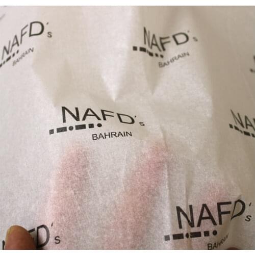 Custom printed logo waterproof thin tissue paper