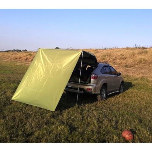 Waterproof Car Shelter Shade Camping Side Car Roof Top Tent Awning UV Portable Camping Tent Automobile Rooftop Rain Canopy