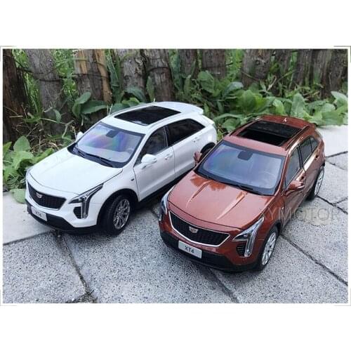1/18 For Cadillac XT4 SUV Diecast CAR MODEL TOYS Boys Girls Collection Ornaments White/Brown Metal,Plastic,Rubber
