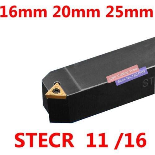1PCS STECR1616H11 STECR2020K16 STECR2525M16 lathe extermal Turning bar holder Tool turning tool use CNC machine factory outlets