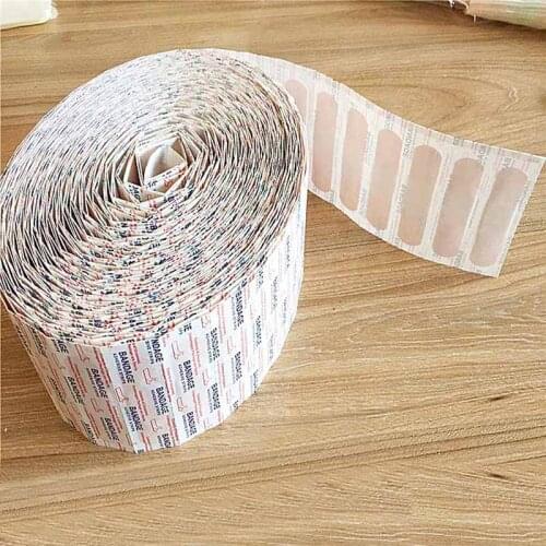 100pcs Band-Aids Waterproof Breathable Cushion Adhesive Plaster Wound Hemostasis Sticker Band First Aid Bandage
