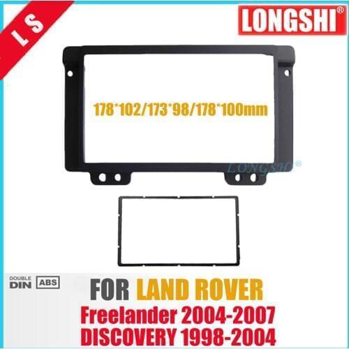 2 DIN Fascia For LAND ROVER Freelander 2004-2007 CD DVD Stereo Fascia radio mount panel Dash Trim Installation Kit frame 2din