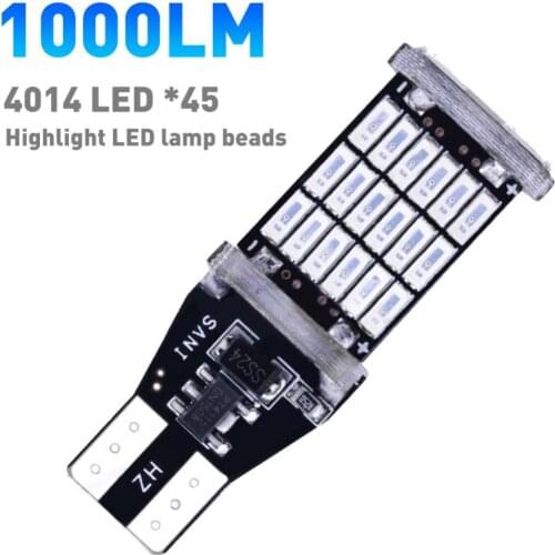 2Pcs T15 W16W / 921/912 LED Car Clearance Backup Reverse Light Signal Lamp Bulb