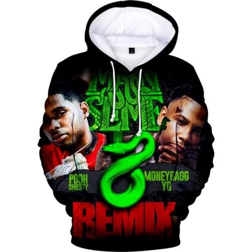 2021 Popular Pooh Shiesty 3D Printed Hoodies Sweatshirts Men/Women/Kids Spring Autumn Long Sleeve Hoodies Fashion Cute Pullovers