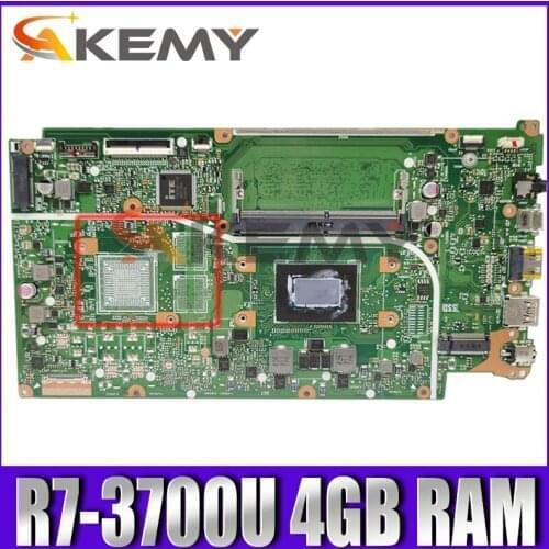 Akemy For ASUS VivoBook 15 X512DA F512D X512DA-SS3505T Laotop Mainboard X512DA Motherboard free shipping W/ R7-3700U CPU 4GB RAM