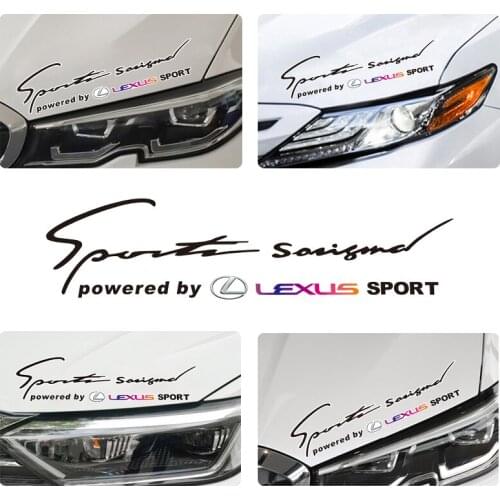 Car Creative Sticker Cool Car Light Eyebrow Sticker For Lexus GC GS LC LS NX RC RX UX RX350 RX300 IS250 RX330 LX470 IS200 LX570