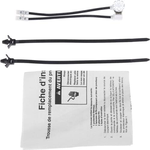 W10258275 Dishwasher Bimetal Thermal Fuse fit for Whirlpool Kenmore Dishwasher Thermal Fuse Link