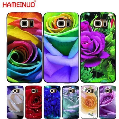 HAMEINUO Rose cell phone case cover for Samsung Galaxy S7 edge PLUS S8 S6 S5 S4 S3 MINI
