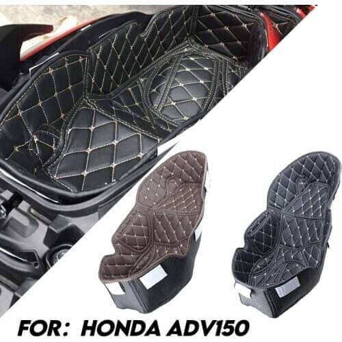 KODASKIN PU Leather ADV Rear Trunk Cargo Liner Protector Motorcycle Seat Bucket Pad for Honda adv150 ADV 150