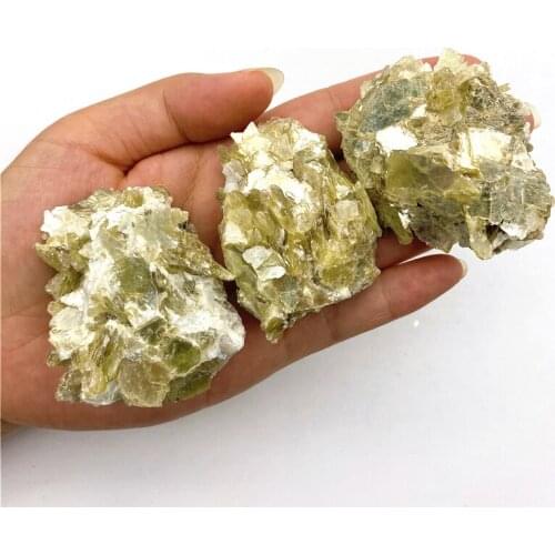 1pc Natural Rough Yellow Mica Crystal Raw Rock Mineral Stones Specimen Collection Home Decoration Natural Quartz Crystals