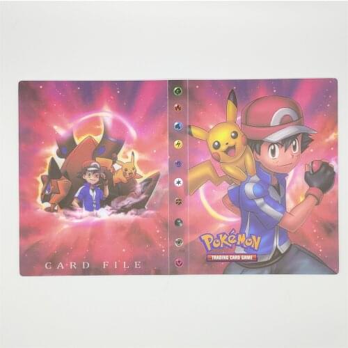 New Pokemon Card Toy Book Holder Album Top Loading 240 Sheets List 30 Page Card Album, Gift for Children pokemon toy