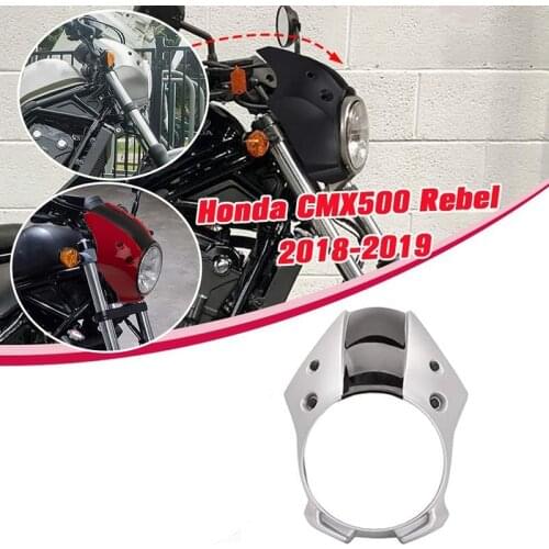 Motorcycle Headlight Fairing Front Fork Windshield Motorcycle Fairing for Honda CMX500 Rebel CMX 500 300 Rebel500