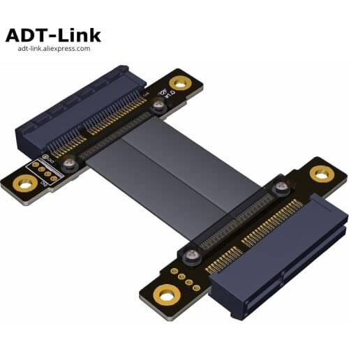 PCIe 3.0 x4 to x4 Female to female Cable 32G/bps PCI-E 4x GTX1080Ti Graphics SSD RAID Extender Conversion Cable PCI Express