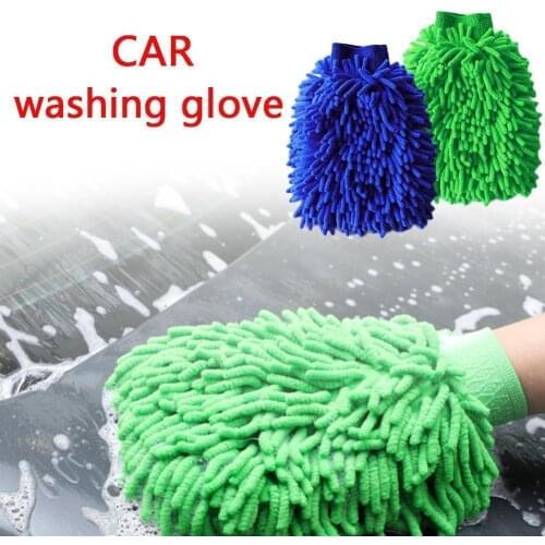Automobile Wash Cleaning Washing Microfiber Chenille Mitt Auto Glove Dust Washer Window Washing Tool Cleaning Auto Wash Glove
