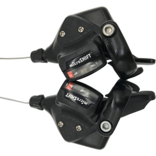 MicroSHIFT 9 Speed Trip MTB Trigger Shift 1-9 Right & 1-3 Left Side Bicycle Conjoined DIP Derailleur Fit for Shimano