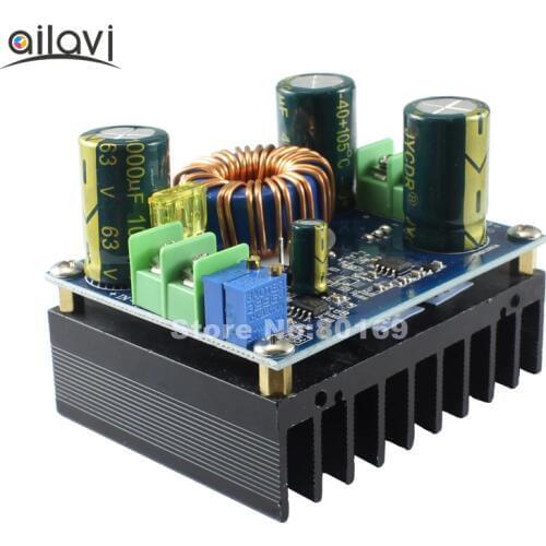 600W DC-DC Adjustable Boost Converter 8V-60V to 12V-80V 12A Power Supply Board Step-Up Voltage Module