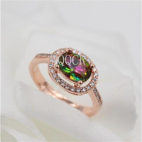 Adjustable Size Exquisite Ring Cubic Zirconia Rose Gold CZ Gem Jewelry Ladies Luxury Wedding Ring Jewlery for Women C10
