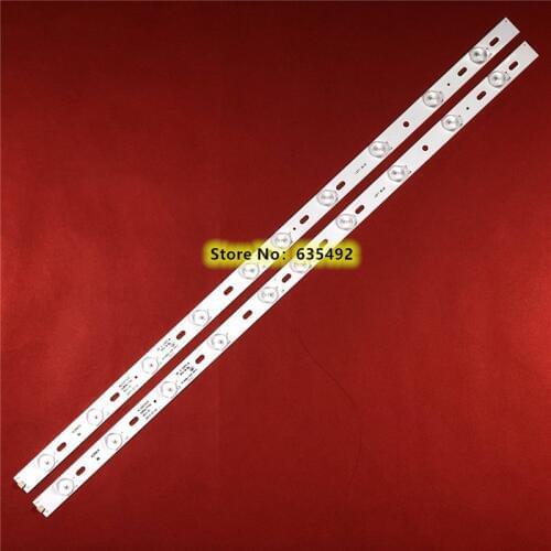 1lot=2pieces 620mm LED Backlight strip 10lamps pb08d623173bl042-005h 320B01301401