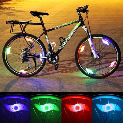 Bicycle heel Spoke Strip LED Light Waterproof Super Bright Wheel Lamp Spoke Mountain Road Cycling Safety Warning Spoke Straps
