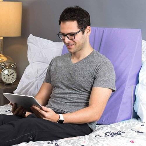 Magic Wedge Yoga Block Mat for Exercise Thick Solid Pillow Mattress Cushion Pillow for Positioning Leg Evelation Furniture