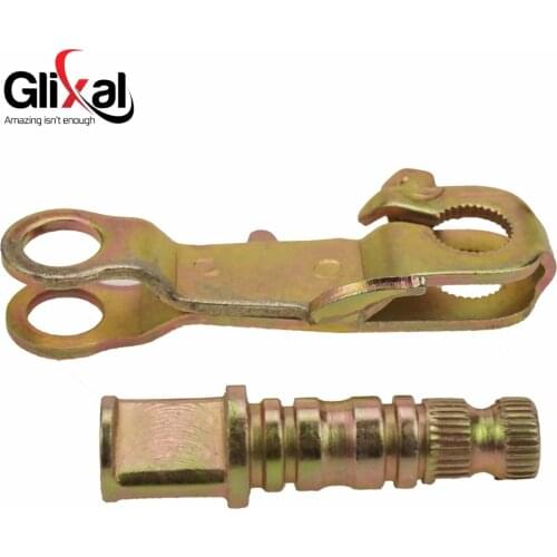Glixal GY6 125cc 150cc Rear Drum Brake Shoe Arm and Brake Rod for Chinese 152QMI 157QMJ Scooter Moped ATV Go-Kart