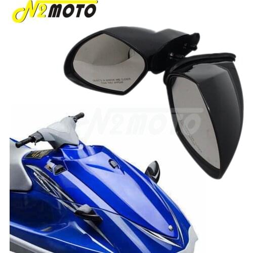 1 Pair Motorboat Jet Ski Rearview For Yamaha PWC WaveRunner VX 110 Deluxe VX110 Cruiser Sport Yacht Side Rear View Mirrors L&R