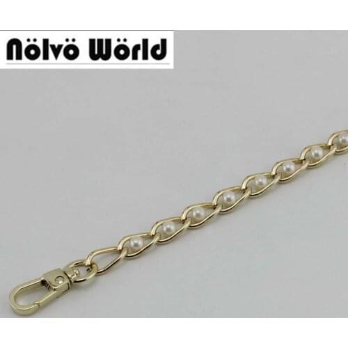 10pcs 5pcs 130cm 8mm Width Plating Cover Wholesale thick aluminum Chains Bags Purses Strap Accessory Factory Directly