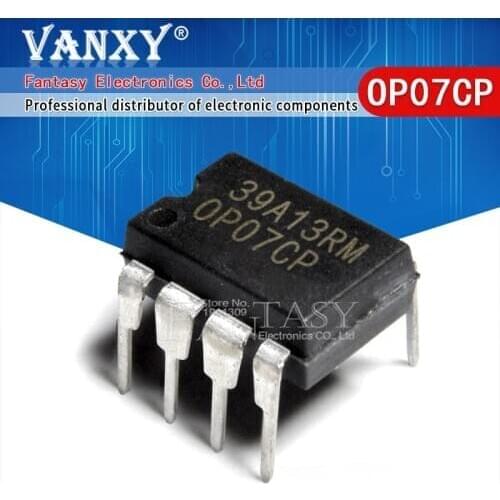 100PCS OP07CP DIP8 OP07 DIP DIP-8 new and original IC