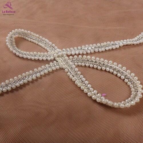 2yards/lot with beads lace trim diy clothing accessories material 1-3cm width