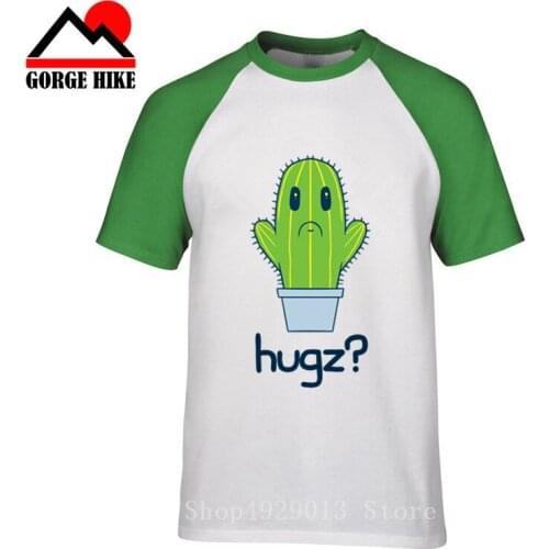 3D Hug Me Cute Cactus High Pixel Movie Hugz T Shirt 00s /90s Kawaii Tshirt Student Best Birthday Gift Desert Plant T-Shirt Boy