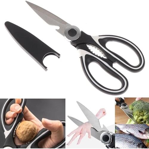 8" Kitchen Shears Scissors Heavy Duty Sharp Stainless Steel Meat Poultry Utility