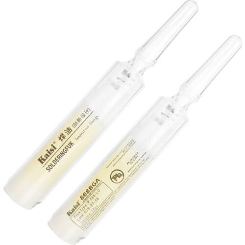 868 Soldering Oil Soldering PCB SMD Solder Paste Flux Grease New Extrusion Design Two Pack Welding Oil Phone PC Repair Tool