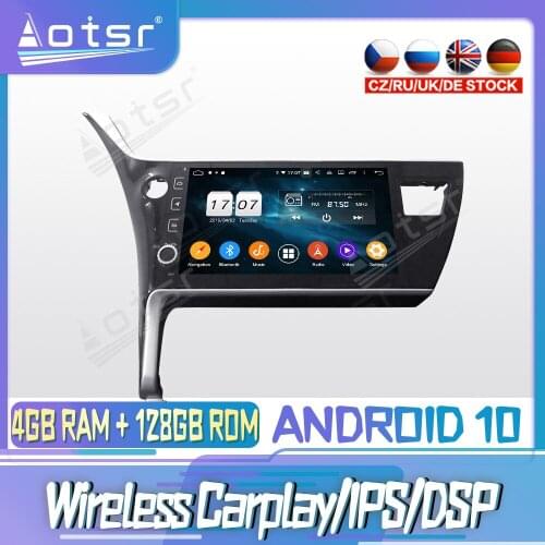 Android 10 PX6 128G For TOYOTA Corolla Innova left DVD GPS Navigation Auto Radio Stereo Video Multimedia Player HeadUnit 2din