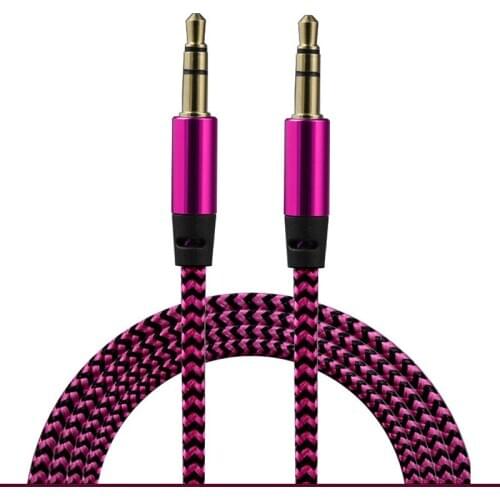 3.5 mm Jack Audio Cable 3.5mm Male to Male Stereo Auxiliary Cord for Skoda Octavia Fabia Rapid Superb Yeti Roomster