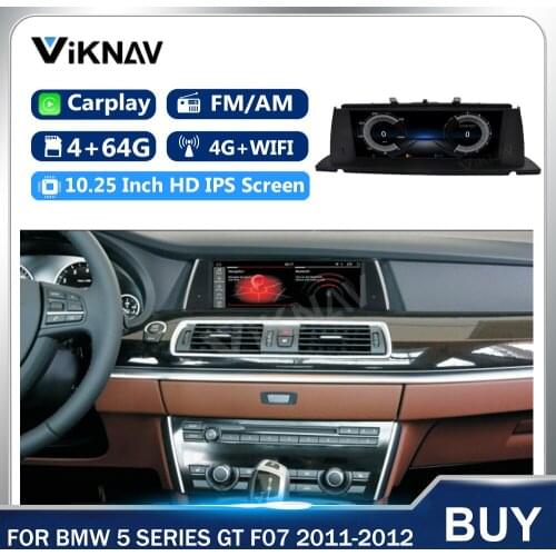 8 core Android Car Multimedia Player Radio for BMW 5 Series GT F07 2011-2012 with BT Wi-Fi 4G LET HD IPS screen GPS Navigation