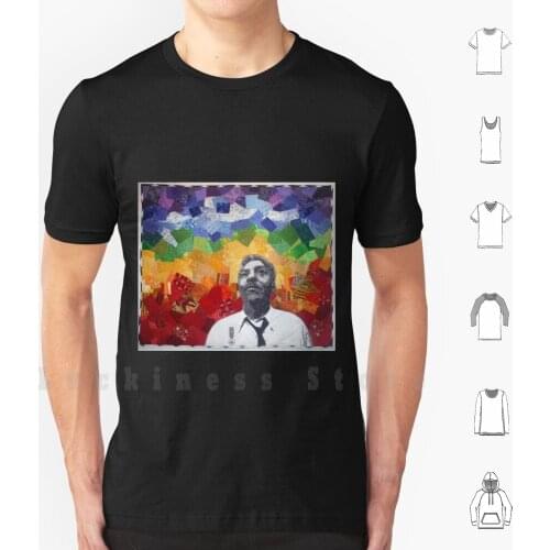 Bayard Rustin Presidential Medal Of T Shirt DIY Cotton Big Size S-6xl Bayard Rustin Rainbow Social Justice Presidential