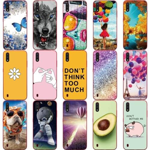 Case For Samsung A01 Case Soft Silicon Back Cover For Samsung Galaxy A01 GalaxyA01 A 01 A015 5.7inch coque bumper cute