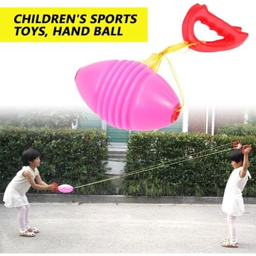 Children Outdoor Interactive Pulling Elastic Speed Balls Toys Sensory Training Sport Games Toy For Kids Adult Brithday Gifts
