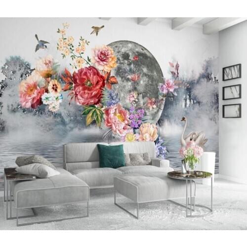 Photo 3d Custom Mural Wallpaper flower wallpaper for bedroom walls TV backdrop Wall Painting