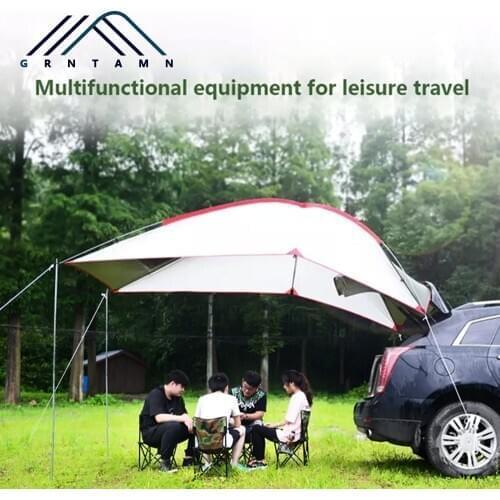 GRNTAMN Outdoor Car Tentorial Tent Sun-Shading Water-Resistant Arborvitaes Shade Cloth Car Tent