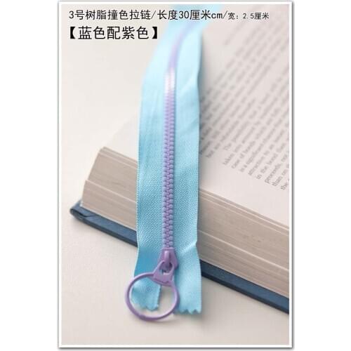 Dailylike Candy Cute Round Head Nylon Zipper Hand-made DIY Clothing Home Smooth and Durable Bags Wallet Purse Cloth Accessories