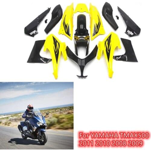 For Yamaha TMAX500 T-MAX500 T-Max 500 2008-2011 Motorcycle ABS Full Body Fairing Kit, Tmax500 08-11 Body Protection Shell