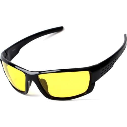Promotion Night Vision Glasses Yellow Lens Black Frame Anti Glare Driving Sunglasses Men Women Driver Goggles Outdoor Eyewear
