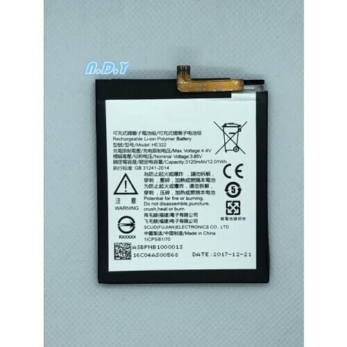 Original HE322 3120mAh Battery For Nokia 7 Batteries