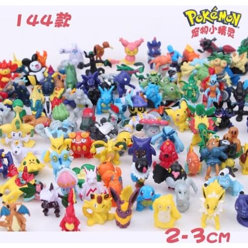 Pokemon 2-3cm Different Styles Action Elf Ball Model Mini Figures charizard Model Toy Brinquedos Collection Anime Kids Doll