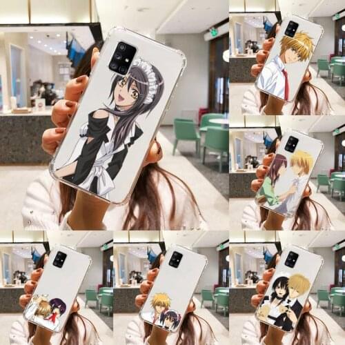 Maid Sama Phone Case Transparent For Samsung S A M J 21 20 50 30 60 5 7 51 71 90 11 10 J710 e p PLUS Prime 5G soft shell coque