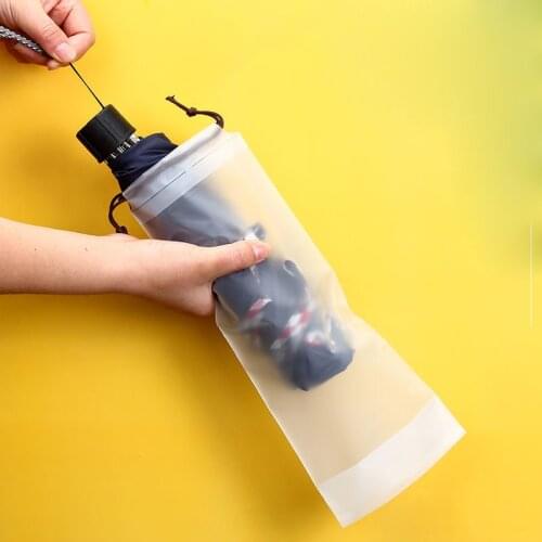 Transparent plastic bag umbrella Storage bag waterproof Organizer for home Storage organizer umbrella packaging